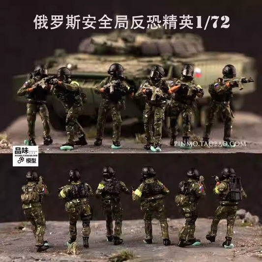 1/72 Russian Federation Security Counter Strike 6 Soldier Model