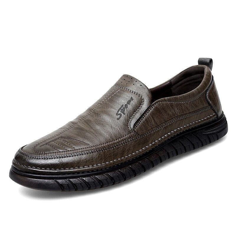 Men's Loafers Leather Flats Classics Driving Shoes Men Formal Business Shoes