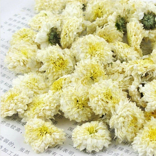 Organic Premium Huang Shan Tribute White Chrysanthemum Tea Dried Flower Tea 500g
