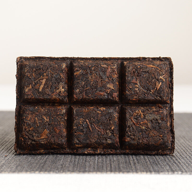 50g Yunnan Pu'er Tea LeXingXiang Banzhang Golden Bud Brick Aged Palace Ripe Tea