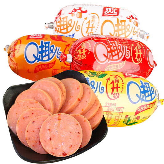 双汇q趣肠70g*10个火腿肠多口味 Shuanghui Q Fun Sausage 70g*10 Ham Sausage Multi-flavor