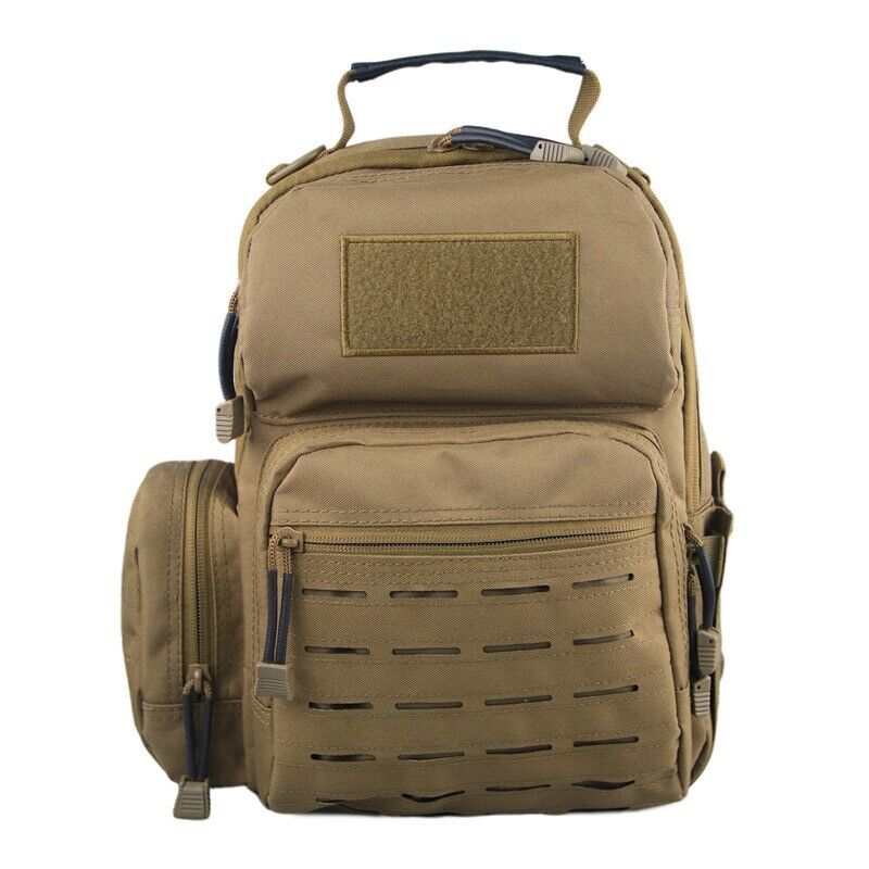 Mens Backpack Tactical Sling Shoulder Bag Molle Travel Chest Pack Outdoor Hiking