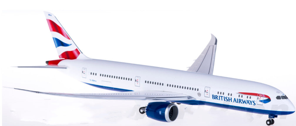 1:200 32CM Hogan BRITISH AIRWAYS BOEING 787-9 Plane ABS Plastic Aircraft Model