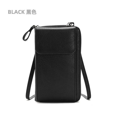 Small Crossbody Messenger Bags Shoulder Bag Wallet Leather Card Holder Purse 1PC