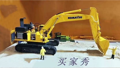 1:43 40CM PC520LC-11M0 Excavator Construction Machine Equipment Diecast Model