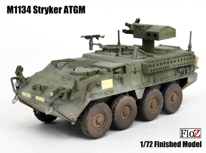 US M1134 Stryker Anti-Tank Missile Carrier FloZ 1/72 finished tank built model