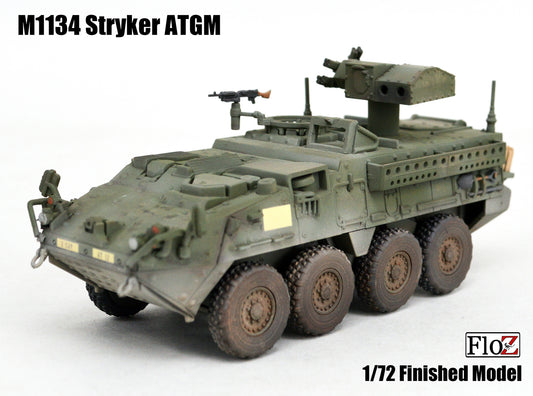 US M1134 Stryker Anti-Tank Missile Carrier FloZ 1/72 finished tank built model