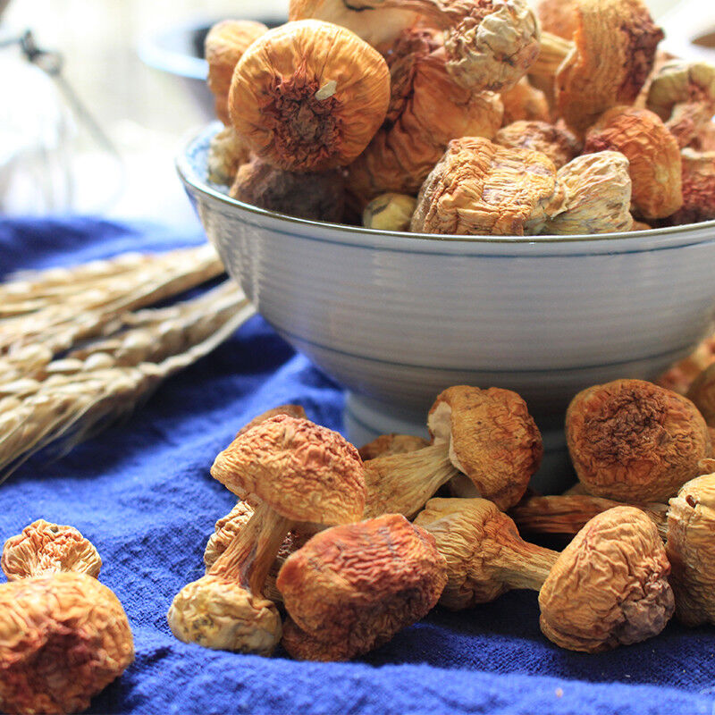 Organic Dried Almond Mushroom/ Agaricus Blazei/ Ji song rong 姬松茸 250g (8.8 oz)