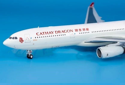 1:200 32CM JC WINGS Cathay Dragon AIRBUS A330-300 Passenger Plane Diecast Model
