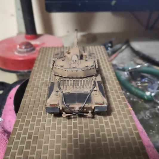 Homemade 1/72 Italian Rhinoceros Main Battle Tank Finished Model Ornament