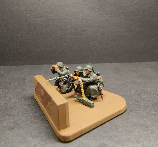 1/72 World War II German Winter Heavy Machine Gun Soldier Model