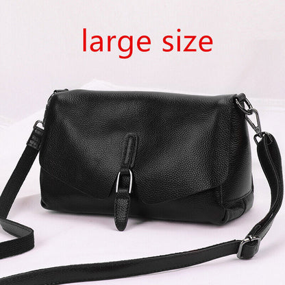 Pure Leather Handbag Shoulder Messenger Bag Female Layer Leather Portable Bag