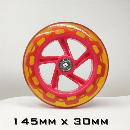 1pc 200/180/175/145/120/40/30/24mm Scooter Skating Wheel Tire PU Skateboard 12 V