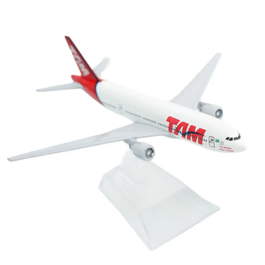 1:400 Scale Brazil TAM 777 Airplane Model Alloy Aircraft Plane Decoration Gift
