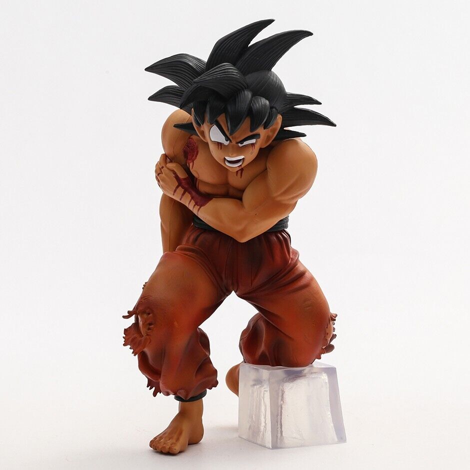 Anime Dragon Ball Son Goku Hurt Damage PVC Action Figure Statue Model Toy Gift
