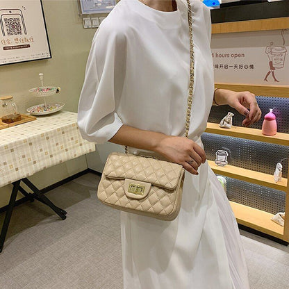 Shoulder Bag Leather Pattern Straddle Small Bag Purse Handbag 26*16*8 CM