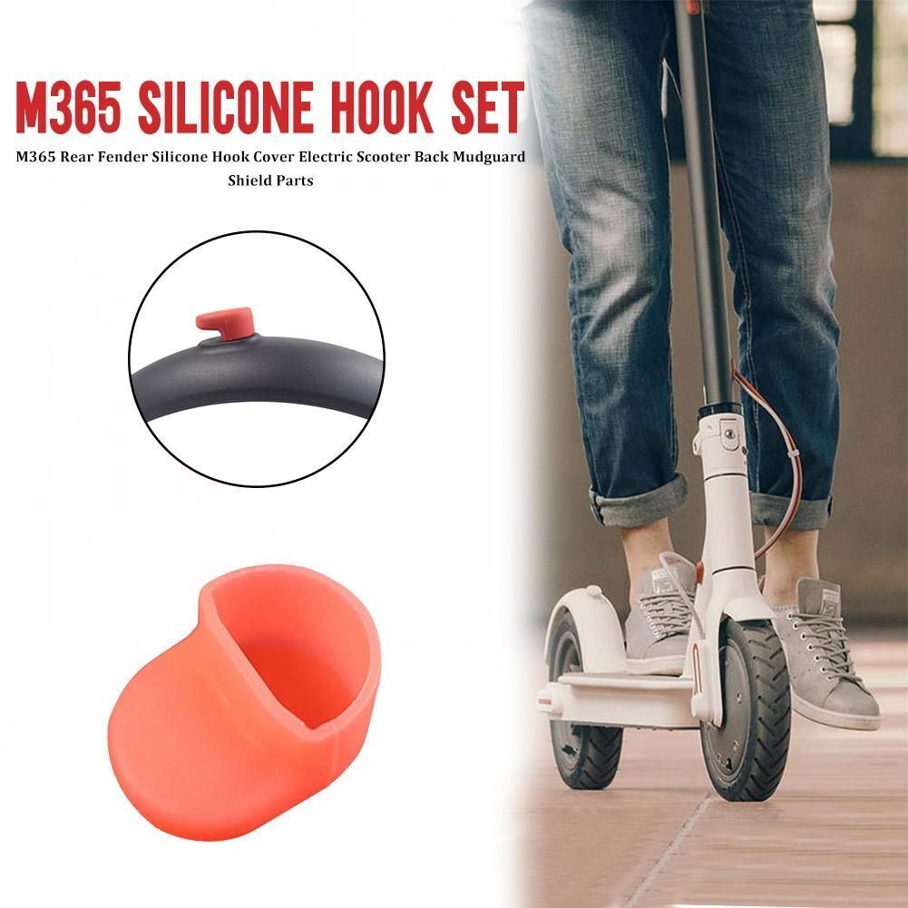 Fender Hook Silicone Sleeve Electric Scooter Mudguard Rear Fender Guard Buckle