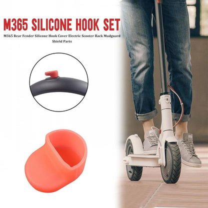 Fender Hook Silicone Sleeve Electric Scooter Mudguard Rear Fender Guard Buckle