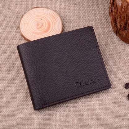 Synthetic Leather Billfold Wallet Short Slim Purse Credit Card Thin Bags Pouch