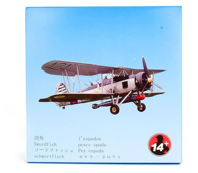 Terebo Swordfish Attack aircraft 1/72 diecast plane model aircraft