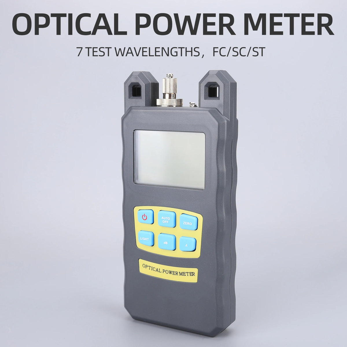 Fiber Optical Power Meter -70~10dBm Adjustable Handled Fiber Optic Cable Tester