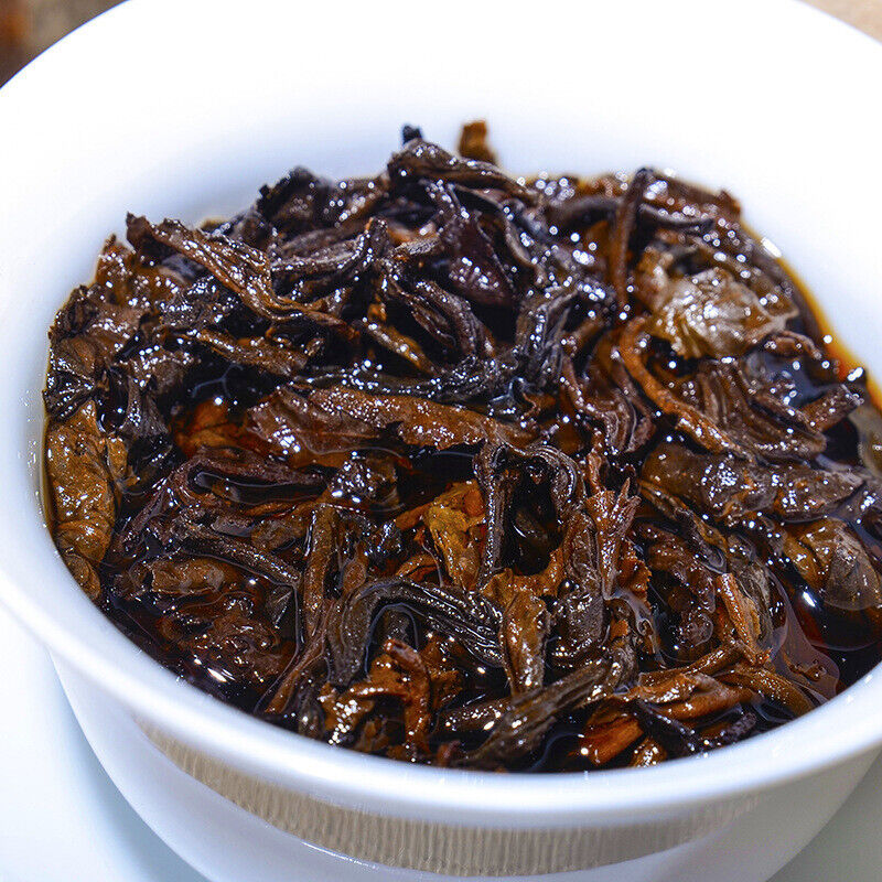 357 Pu'er Ripe Tea Cake Lao Banzhang Ripe Tea Cake Brown Mountain Ancient Tea