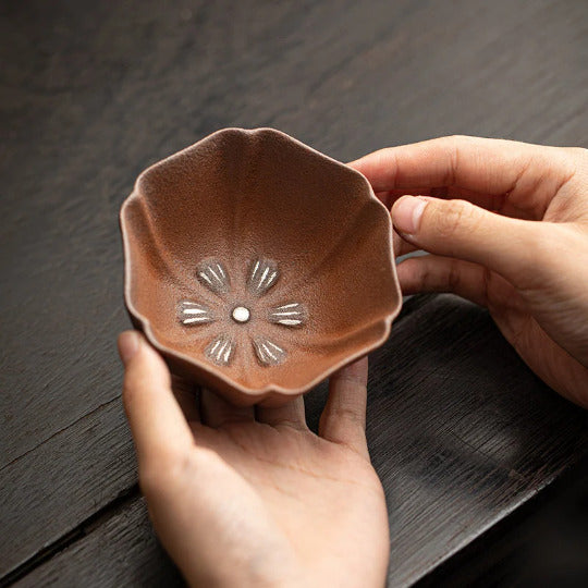 Coarse Pottery Teacup Chinese Tea Cup Tea Drinkware 120ml