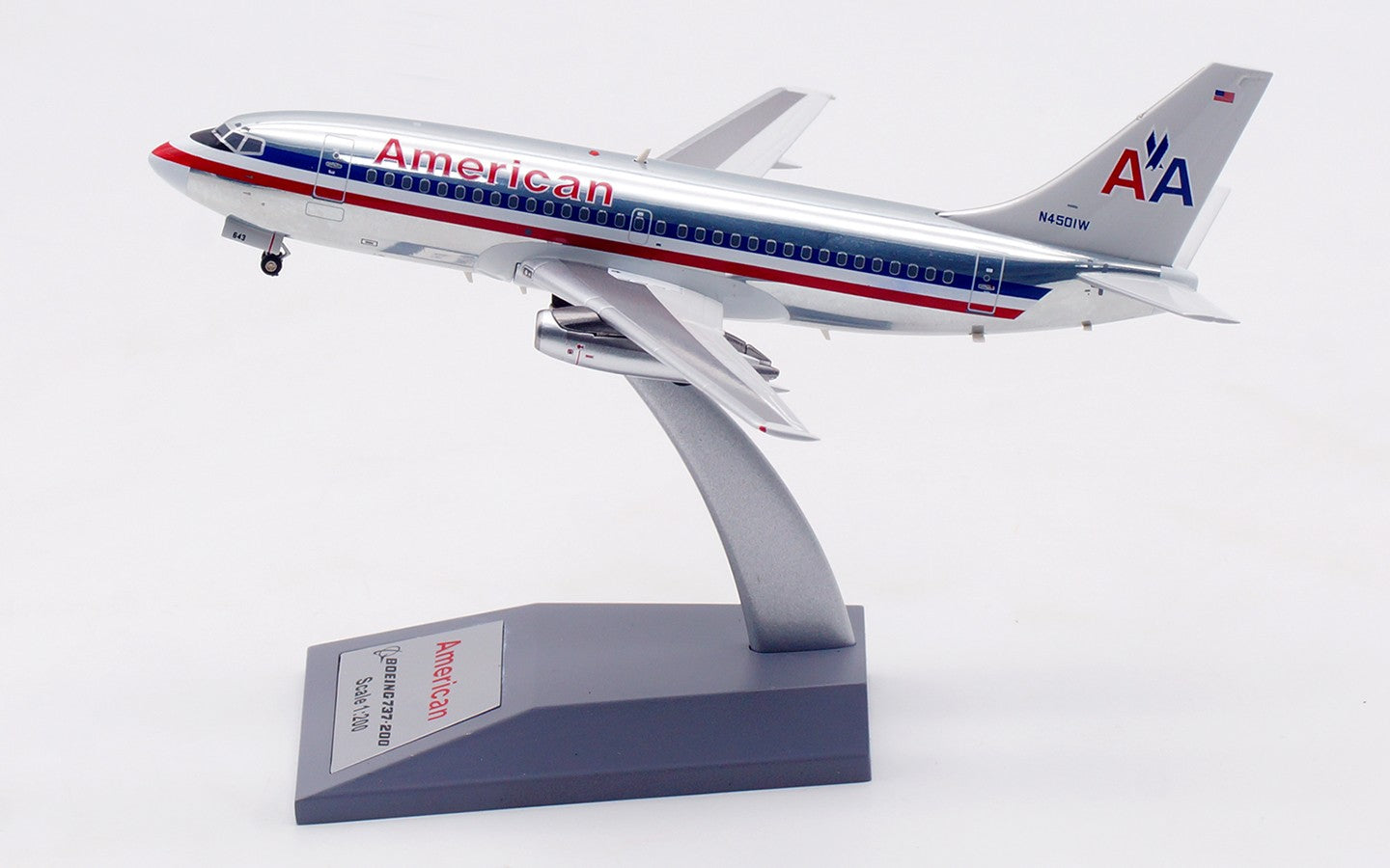 1:200 InFlight American Airlines Boeing 737-200 Airplane Diecast Aircraft Model
