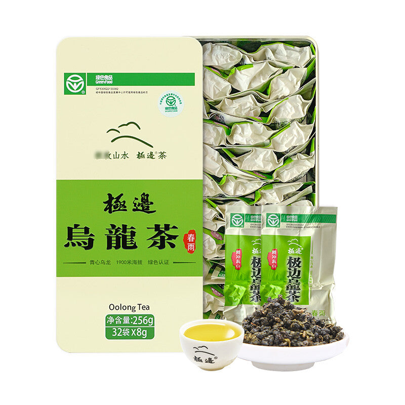 Yunnan Oolong Tea 1900m Jibian High Mountain Tea "Spring Rain'' 256g Box