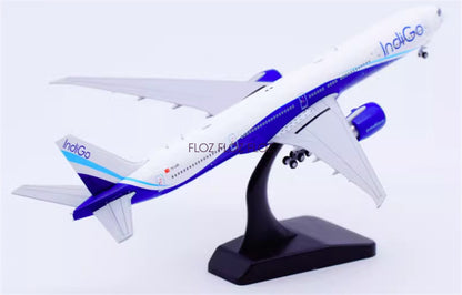 for JC Wings IndiGo for Boeing B777-300ER TC-LKD 1:400 Aircraft Pre-built Model
