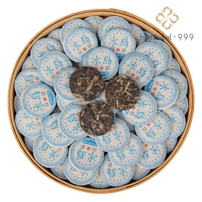 500g Iceland Raw Tea Yunnan Pu'er Tea Bulk Portable Mini Tea Cake