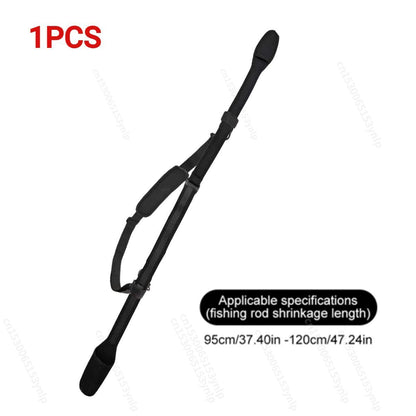 Fishing Rod Storage Bag Adjustable Fishing Rod Shoulder Belt Portable Fishing