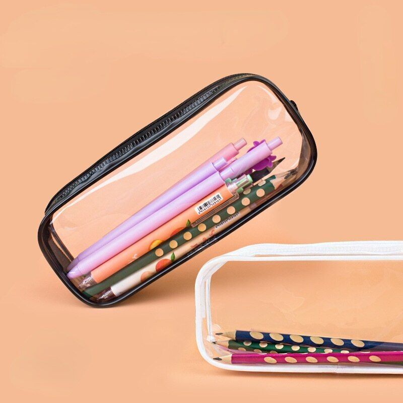 Cosmetic Bag Transparent Travel Accessories Makeup Waterproof Pouch 20.5*8.5*4cm
