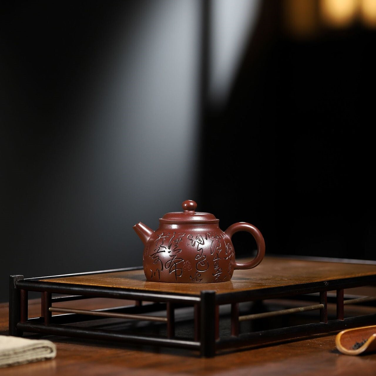 120ml Handmade Tea Pot 9 Infuser Holes Original Ore Real Yixing Zisha Clay China