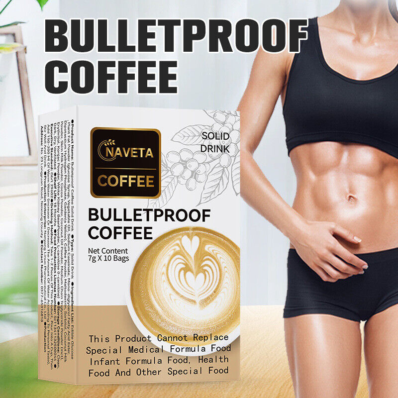7g*10bags Light Fast and Full White Coffee Bulletproof Coffee Healthy Drink