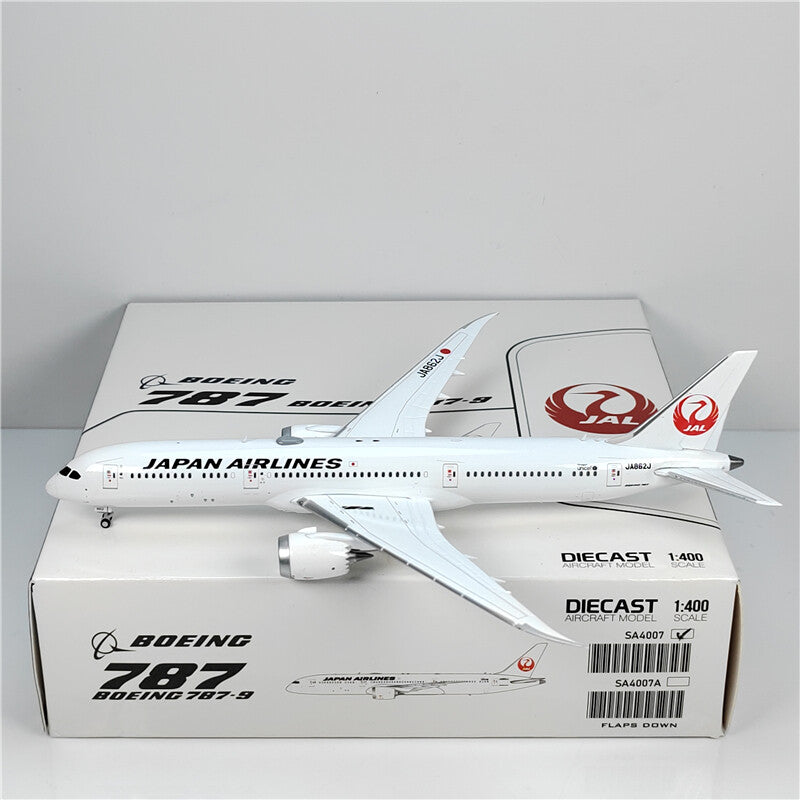 1:400 JC Wings JAL BOEING B787-9 Passenger Airplane Diecast Aircraft Model