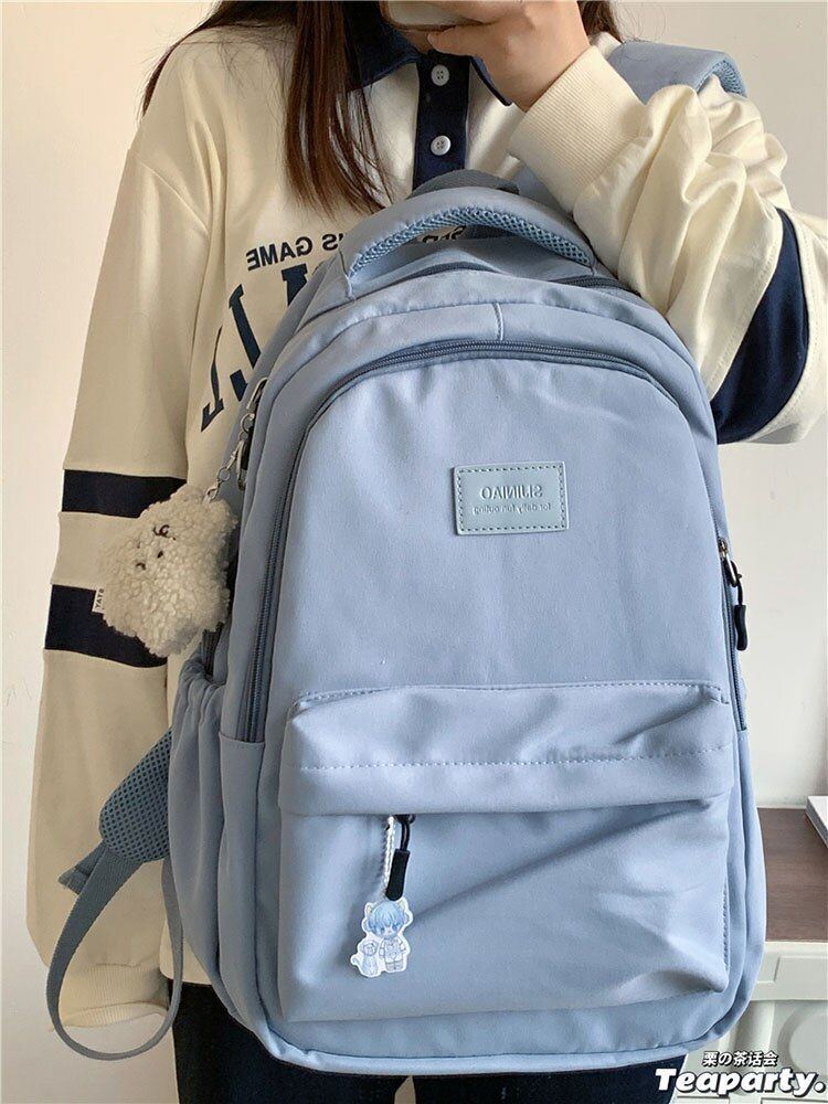 Polyester Backpack 30*44 CM Fashion Students School Bags Laptop Traveling Purse