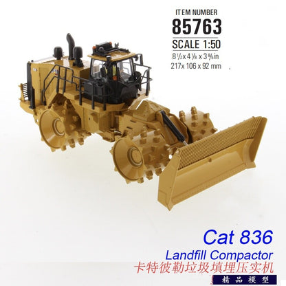 1:50 DM 836 LANDFILL COMPACTOR Construction Machine Equipment Diecast Model