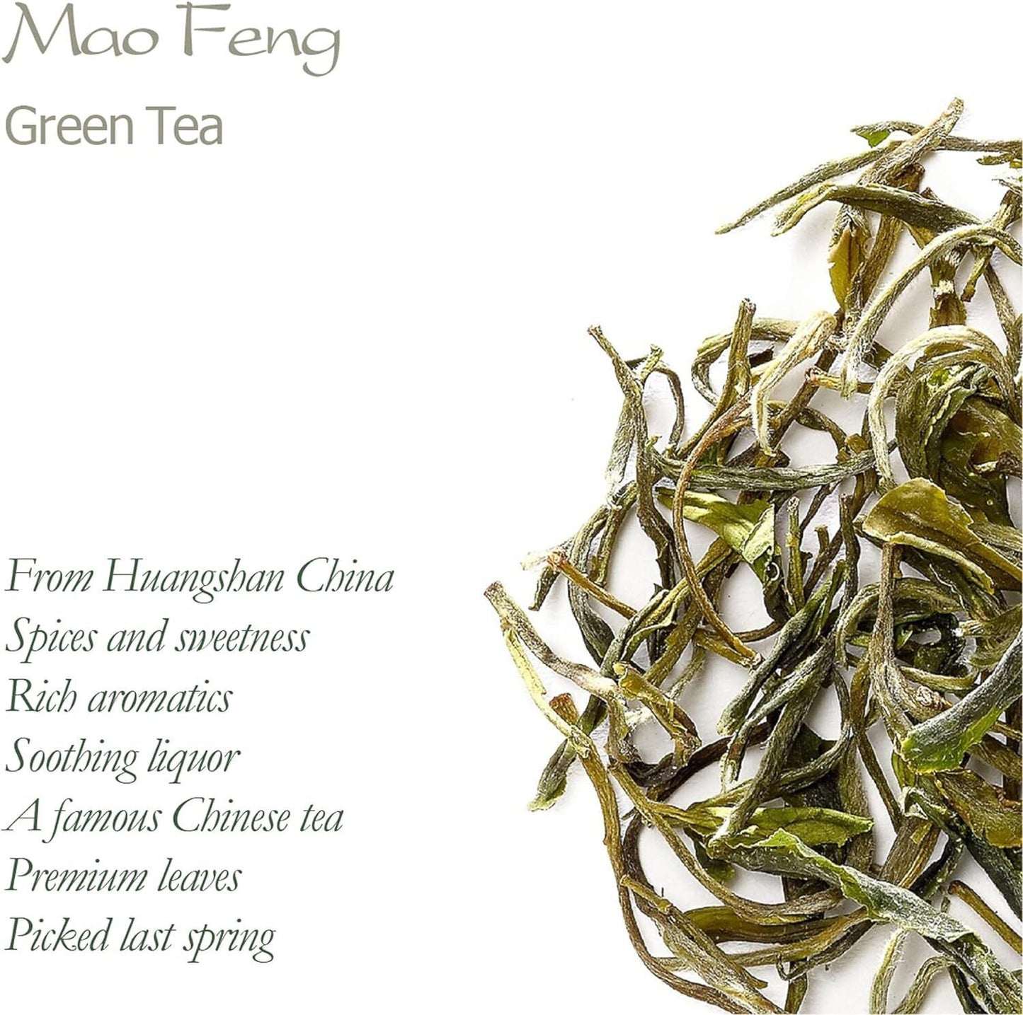 Mao Feng Green Tea China - Famous Tea from Huang Shang - Maofeng 50g