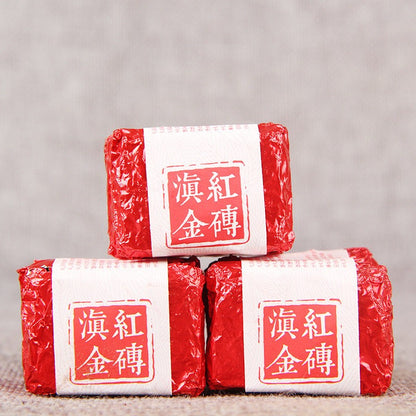 Fengqing Yunnan Black Tea Mini Lianhong Small Compressed Brick Tea 500g -
