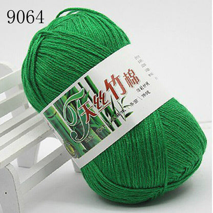 Hot Sale 50g Soft Bamboo Crochet Cotton Yarn Knitting Baby Knit Wool Yarn