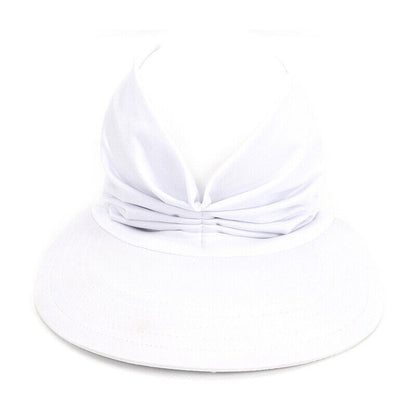 Womens Visor Hat Hollow Empty Top Cap Anti-UV Sun Protection Summer Beach Hats