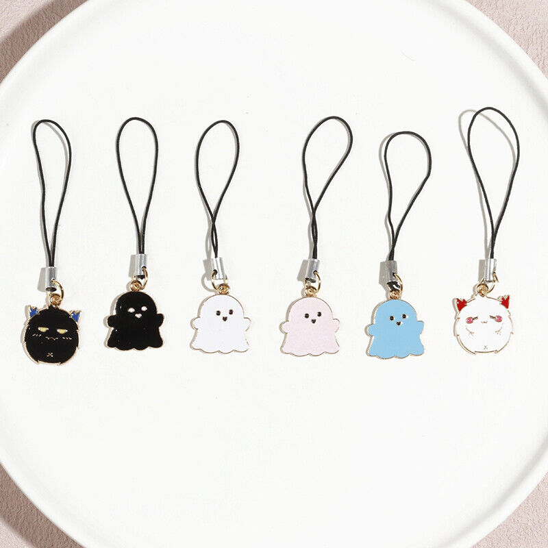 Devil And Ghost Keychains Earphone Protective Covers School Bag Accessories