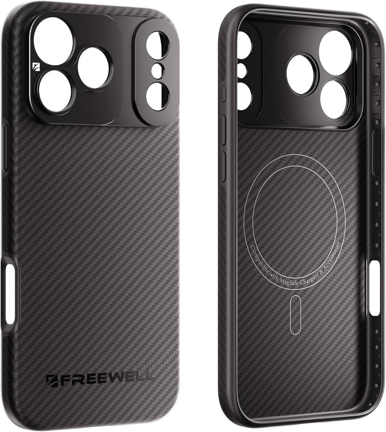 Pro Filmmaker Case for Phone 17 Pro Max - Magnetic Filter & 17Mm Lens Mount Blac