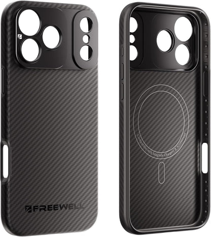 Pro Filmmaker Case for Phone 17 Pro Max - Magnetic Filter & 17Mm Lens Mount Blac