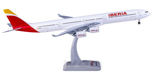 1:200 38CM Hogan IBERIA AIRBUS A340-600 Passenger Airplane ABS  Plastic Model