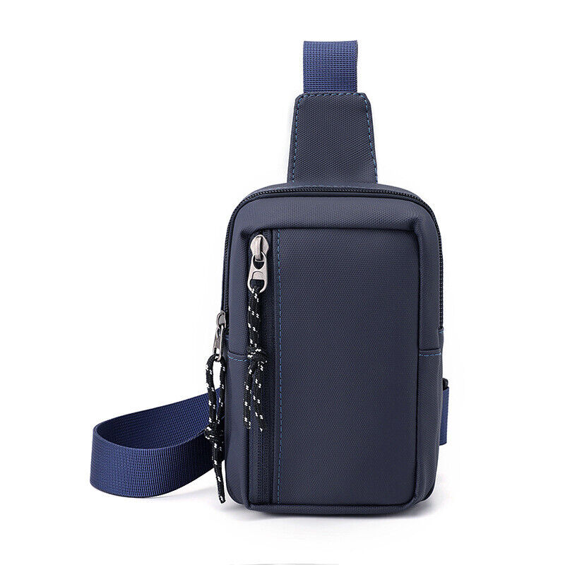 Men Women Unisex Sling Bag Chest Cross Body Travel Sport Shoulder Backpack Nylon