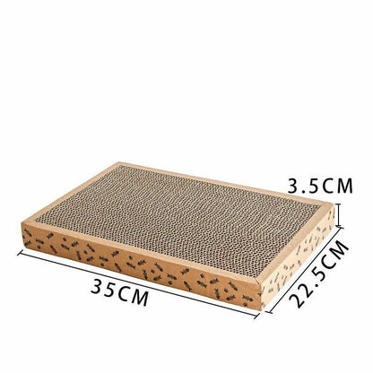 Corrugated Cat Scratch Toy Board Pad Grinding Nail Interactive Protect Furniture