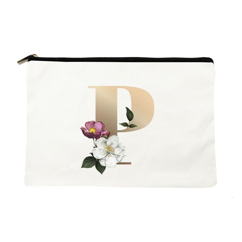 Makeup Bag Print Cosmetic Bags Bridal Party Bags Organizer Pouch Clutch Gift 1PC
