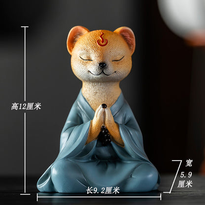 Weasel Figure Decoration Office Home Tabletop Offering Decoration Gift Tea Pet